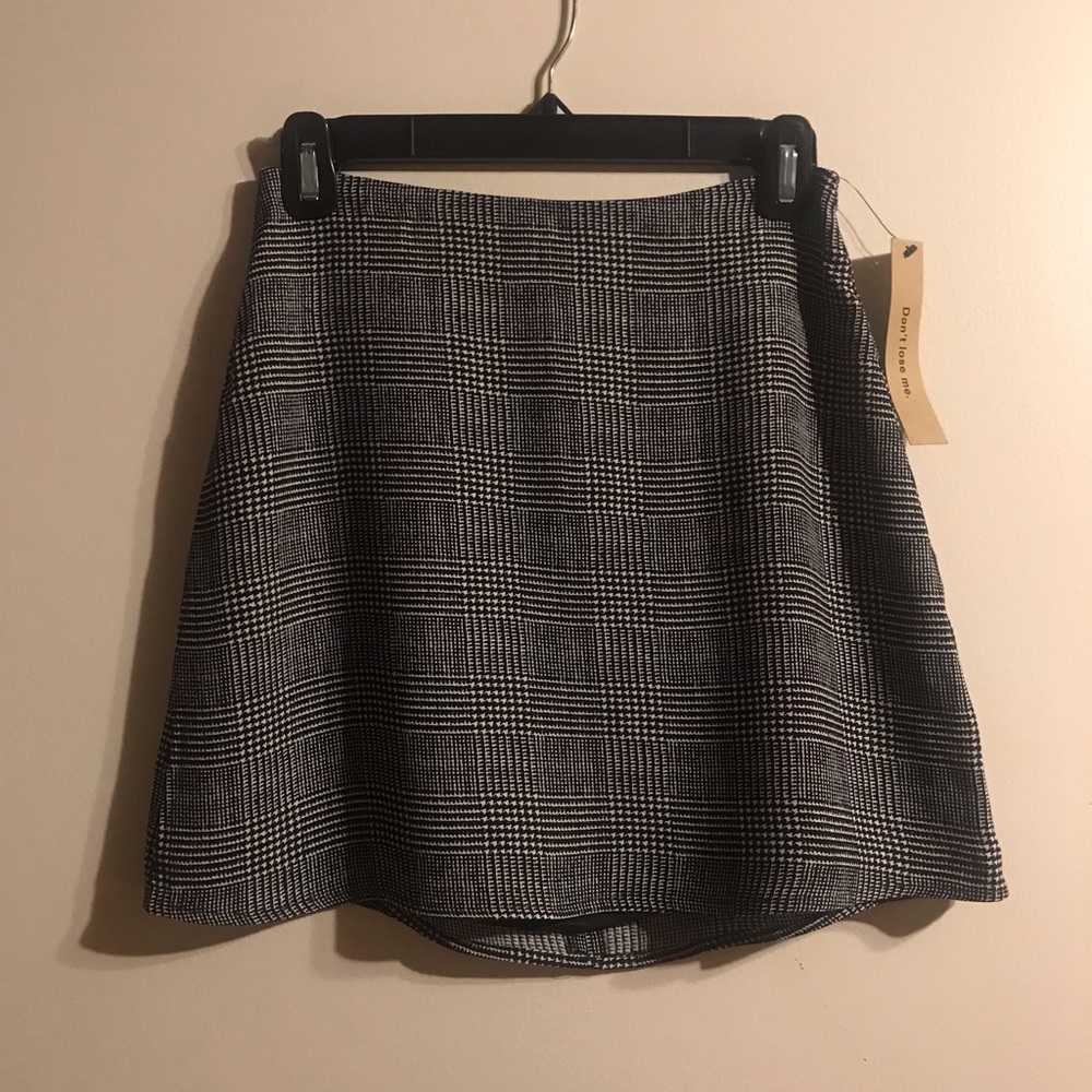 Reformation plaid monterey skirt, NWT